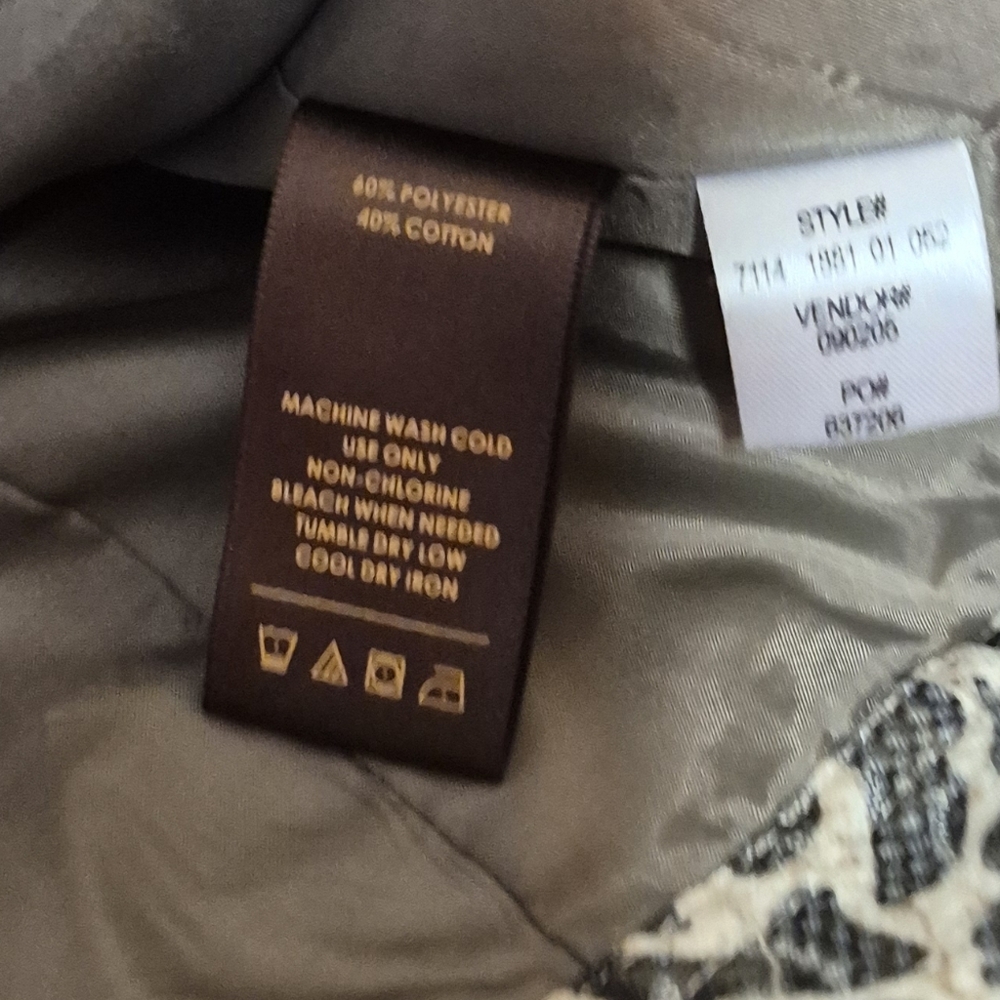 Multiples Patterned Gray Women's Jacket - image 5